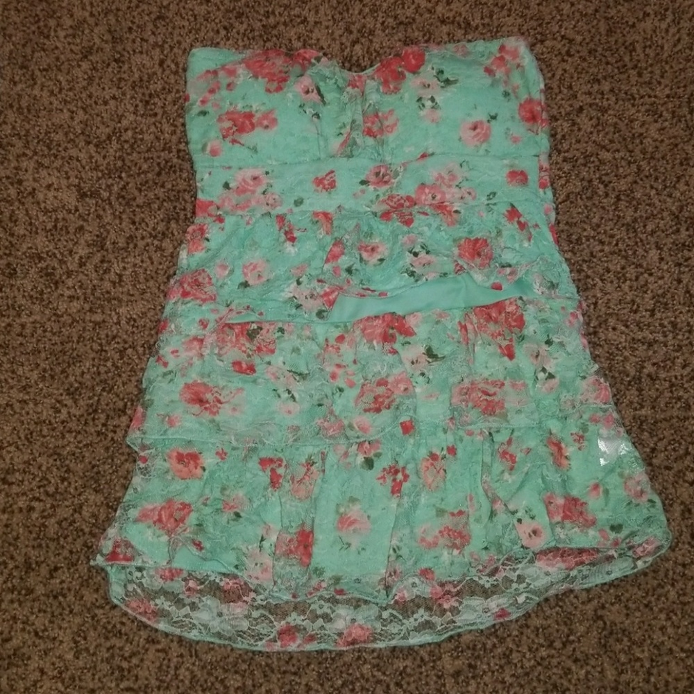 Strapless shirt